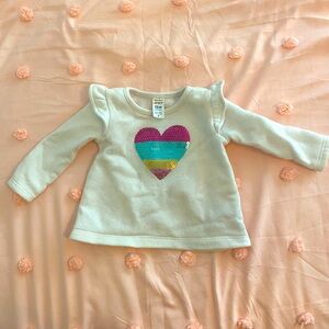 Ruffled Carter’s Sweatshirt